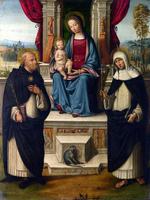 欧洲12-19世纪油画六_GAROFALO - The Virgin and Child with Saints